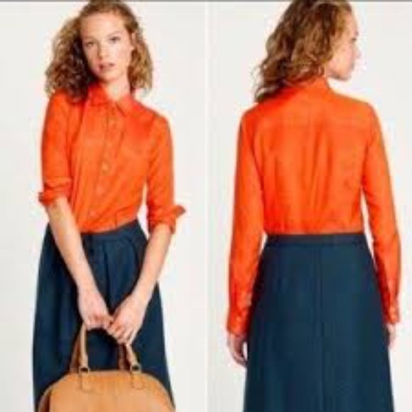 J. Crew Tops - J Crew button up shirt sz M